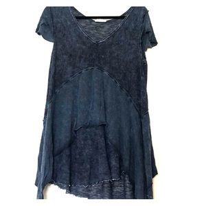 Distressed Navy Tunic